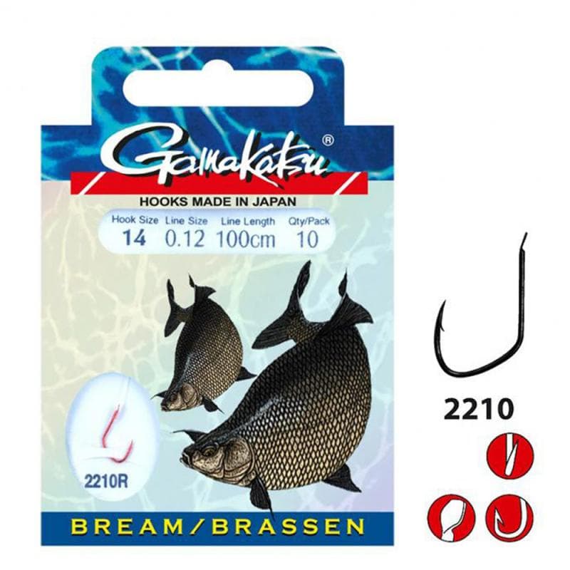 Gamakatsu BKD-2210R Bream 100cm Size 10/0.14mm