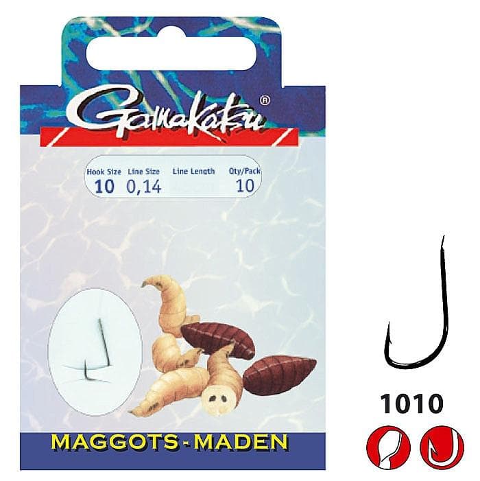 Gamakatsu BKS-1010B Maggots 60cm Size 10/0.14mm
