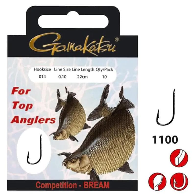 Gamakatsu BKS-1100B Competition Bream 22cm Size 14/0.14mm