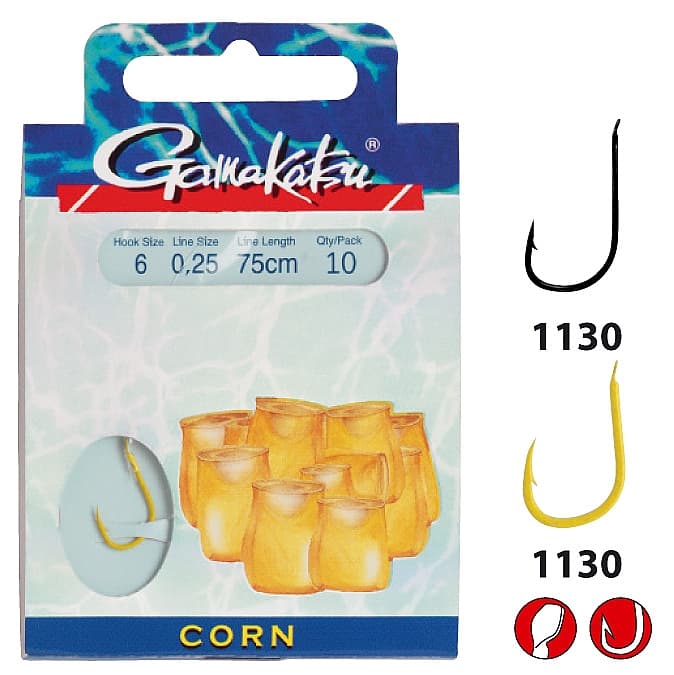 Gamakatsu BKS-1130G Corn 75cm Size 10/0.16mm