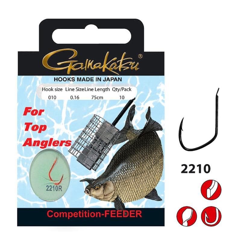 Gamakatsu BKS-2210R Bream Feeder 75cm Size 12/0.16mm
