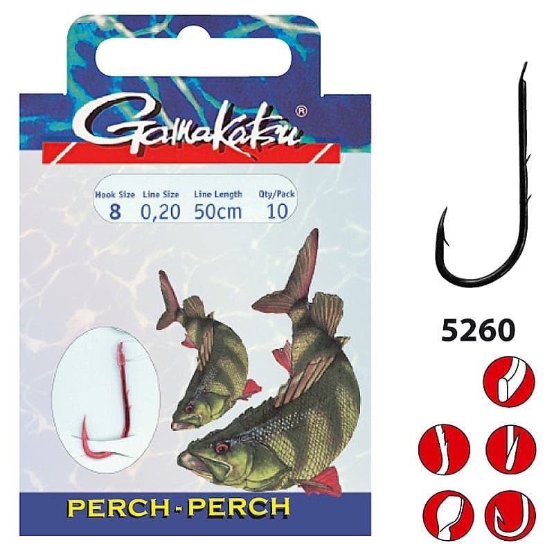 Gamakatsu BKS-5260R Perch 50cm Size 06/0.22mm