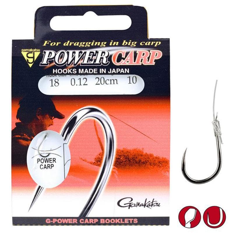 Gamakatsu BKS Power Carp Barbless 20cm 14/0.16mm