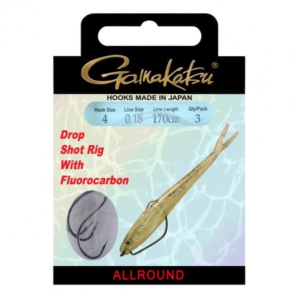 Gamakatsu Dropshot Rig Worm 39 170cm Size 4 - 0.18mm - foto 2