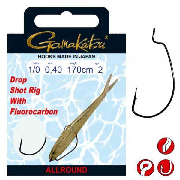 Gamakatsu Dropshot Worm EWG 170cm Size 1/0 - 0.35mm