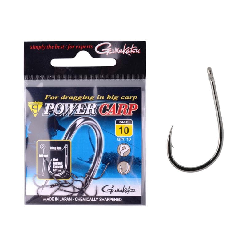 Gamakatsu Power Carp Ring Eye Haak Size 10