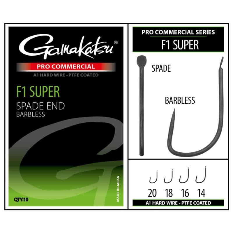 Gamakatsu PRO-C F1 Super Spade A1 PTFE BL 18