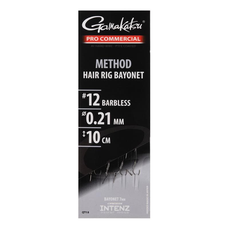 Gamakatsu Pro-C Method Bayonet Hair Rigs #12 - 0.21mm