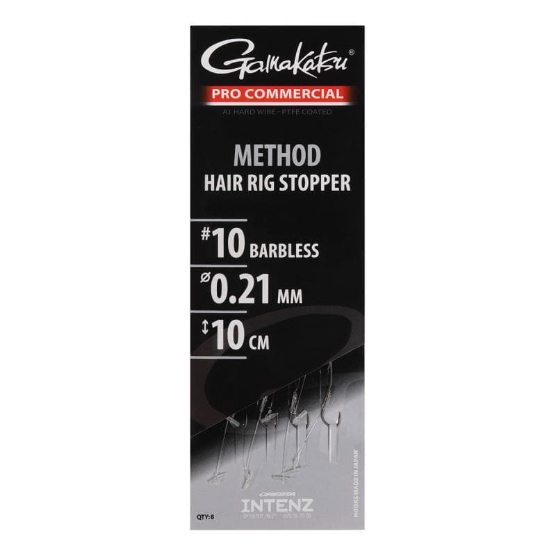 Gamakatsu Pro-C Method Easy Stop Hair Rigs #10 - 0.21mm