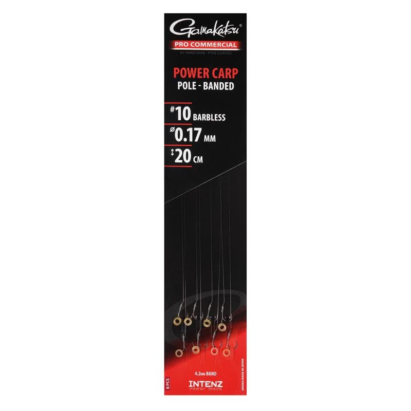 Gamakatsu Pro-C Power Carp Banded Ready Rigs #10 - 0.17mm