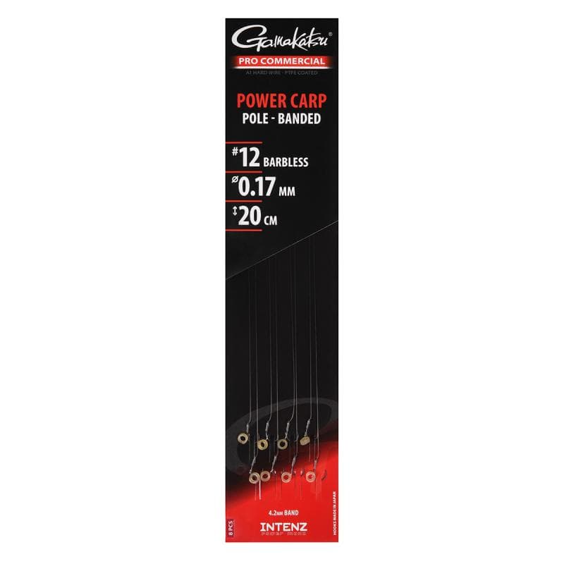 Gamakatsu Pro-C Power Carp Banded Ready Rigs #12 - 0.17mm