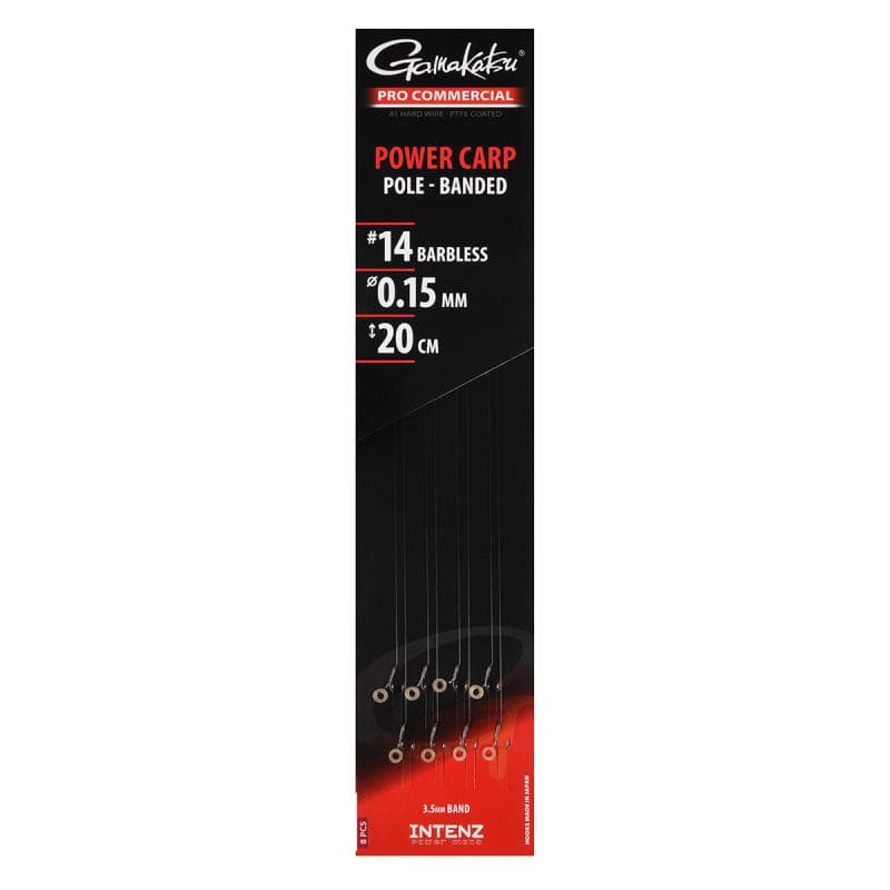 Gamakatsu Pro-C Power Carp Banded Ready Rigs #14 - 0.15mm