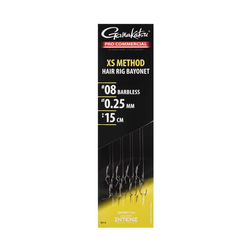 Gamakatsu Pro-C XS Method Bayonet Hair Rigs #8 - 0.25mm
