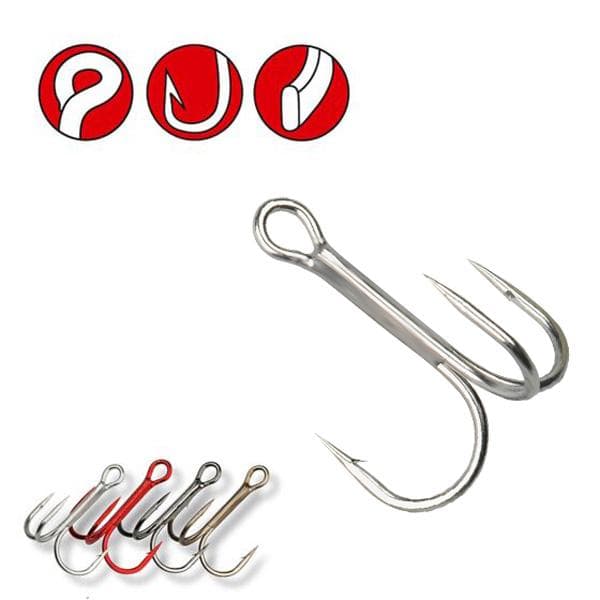 Gamakatsu Treble 13 Nickel Size 4
