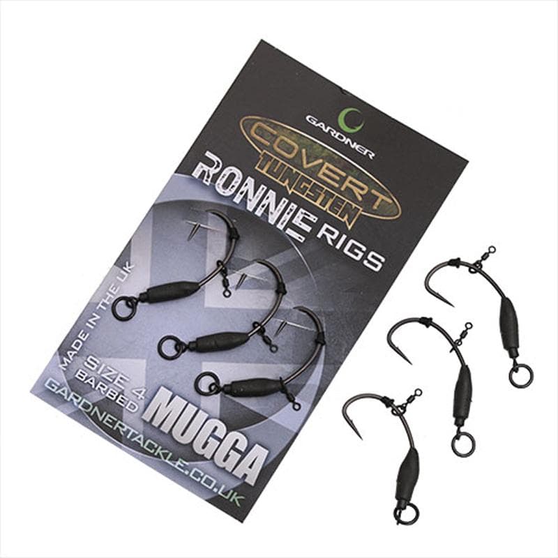 Gardner Covert Tungsten Ronnie Rigs Barbed Size 4