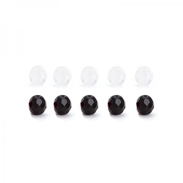 Glass Beads Clear 10mm