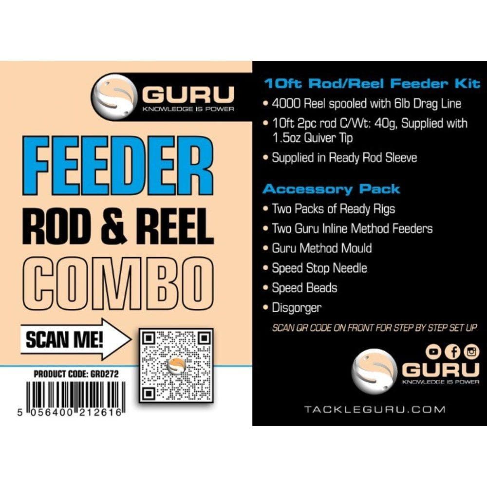 Guru 10ft Feeder Rod and Reel Combo - foto 2