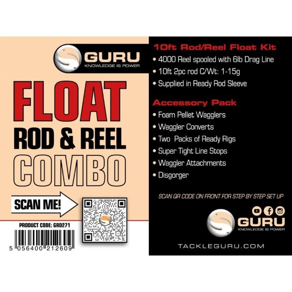 Guru 10ft Float Rod and Reel Combo - foto 2