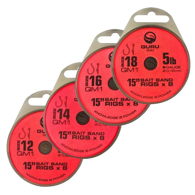 Guru Bait Bands QM1 15inch Size 10/0.19mm
