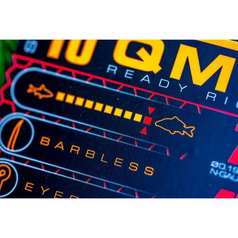 Guru Bait Bands QM1 Ready Rig 4inch Size 10/0.22mm - foto 7