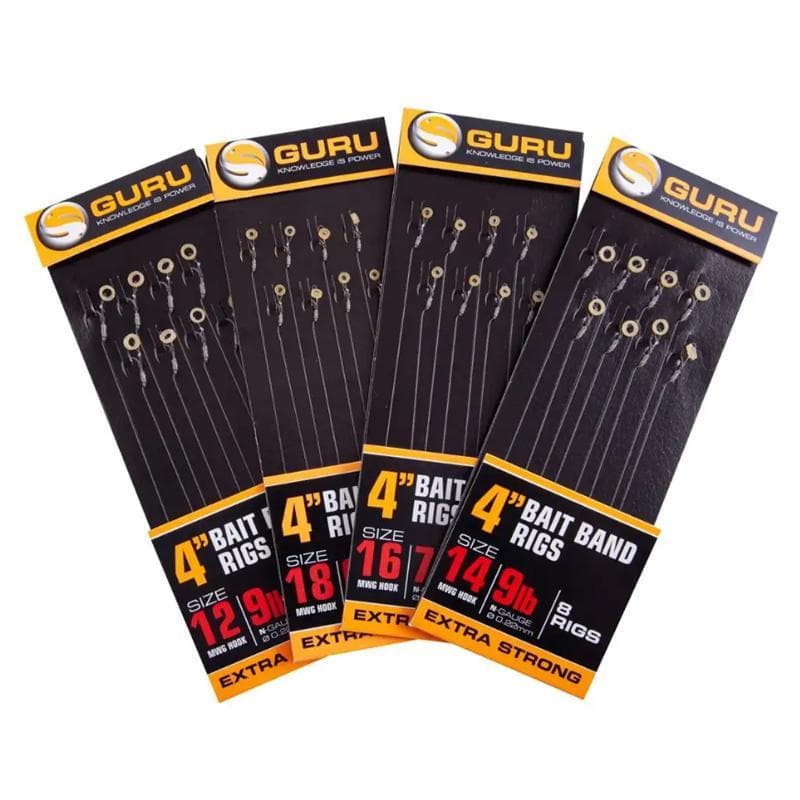 Guru Bait Bands Ready Rigs 4inch Size 10/0.19mm