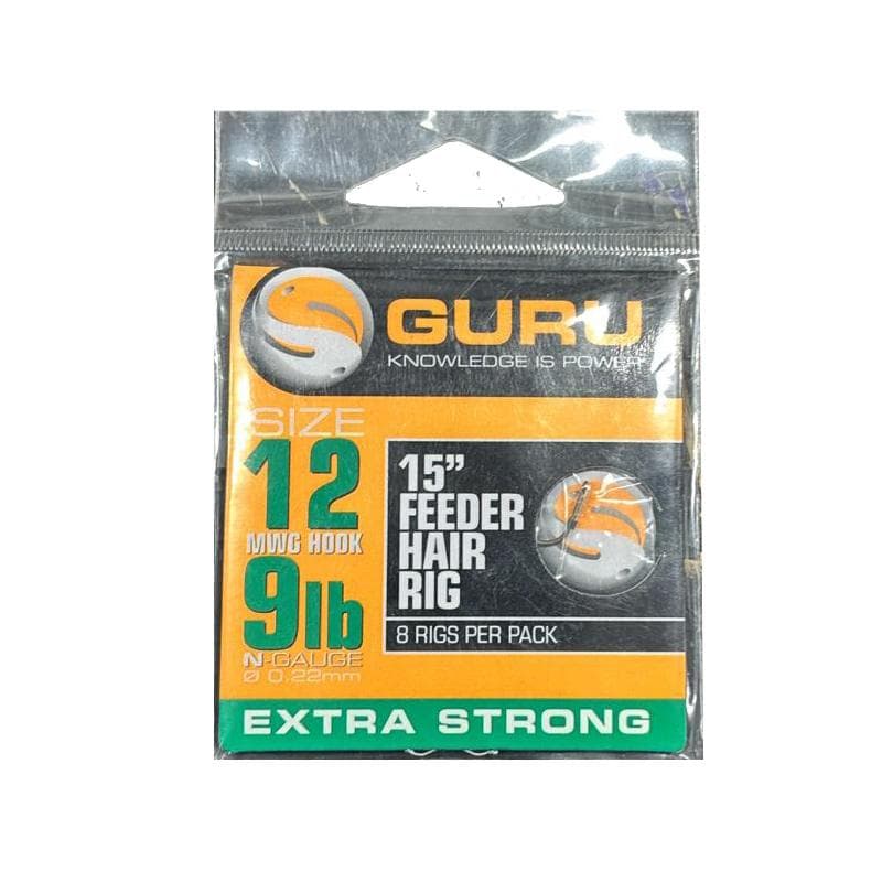 Guru Feeder Hair Rig 15inch Size 12/0.22mm