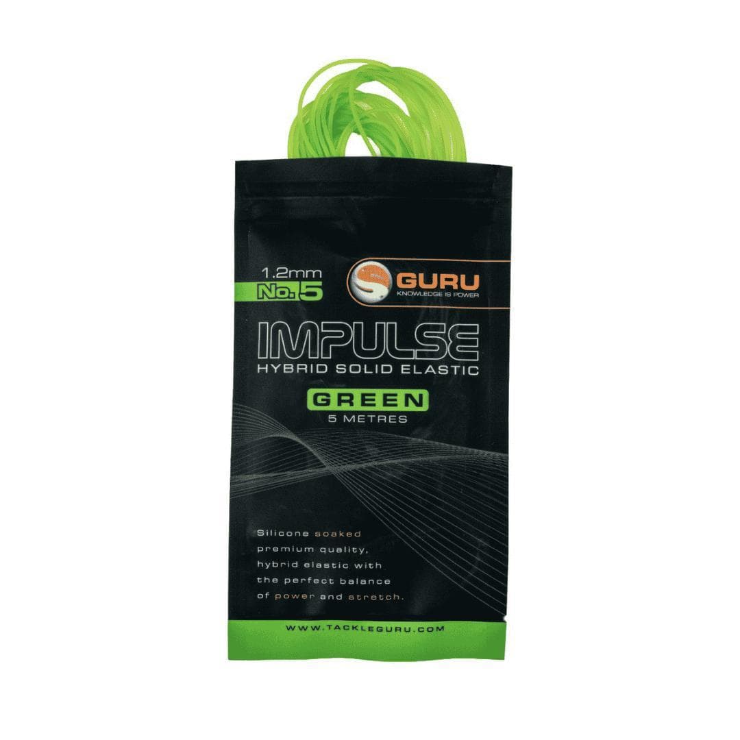 Guru Impulse Hybrid Elastic 1.2mm Green 5m