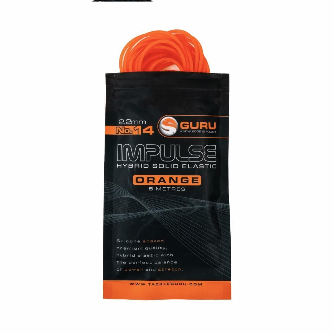 Guru Impulse Hybrid Elastic 2.2mm Fluoro Orange 5m