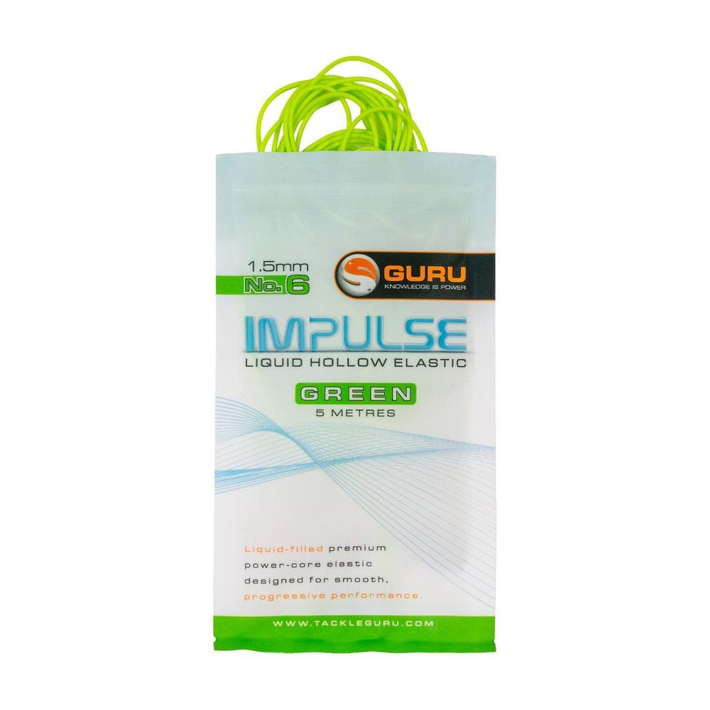 Guru Impulse Liquid Hollow Elastic 5m 1.5mm Green