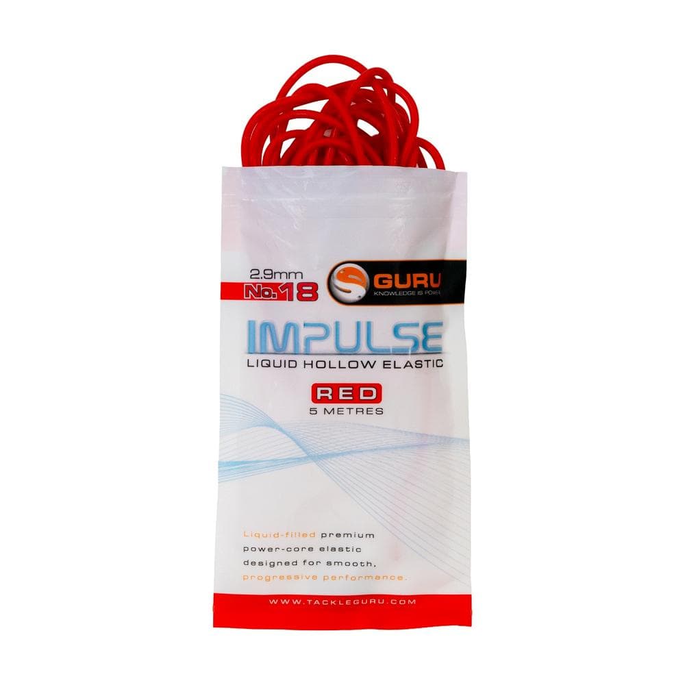 Guru Impulse Liquid Hollow Elastic 5m 2.9mm Red