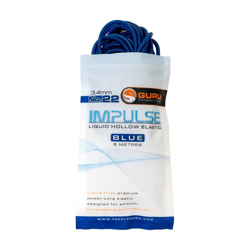 Guru Impulse Liquid Hollow Elastic 5m 3.4mm Dark Blue