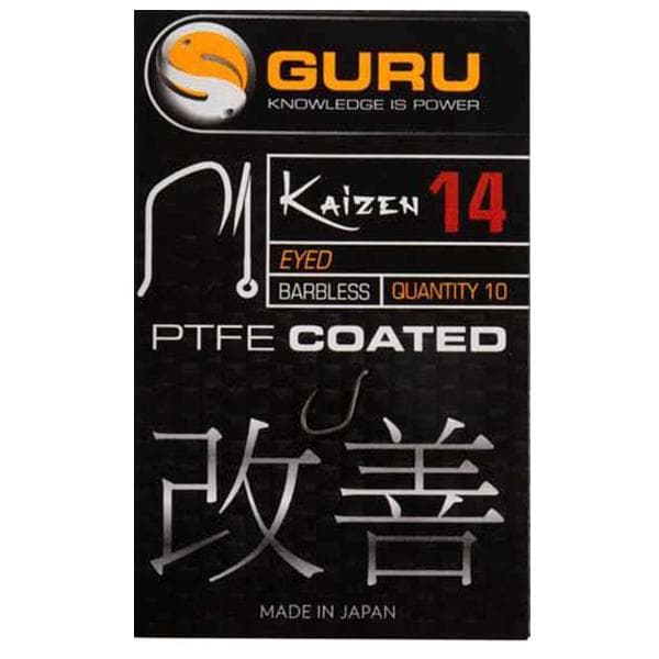 Guru Kaizen Eyed Hook Barbless Size 10