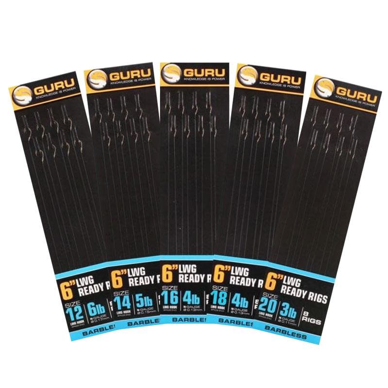 Guru LWG Pole Rigs 6inch Size 14/0.15mm
