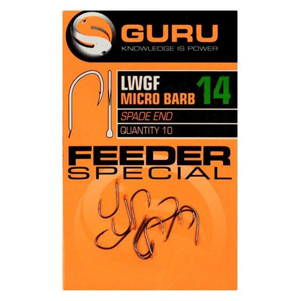 Guru LWGF Feeder Special Spade Barbed Hook Size 20