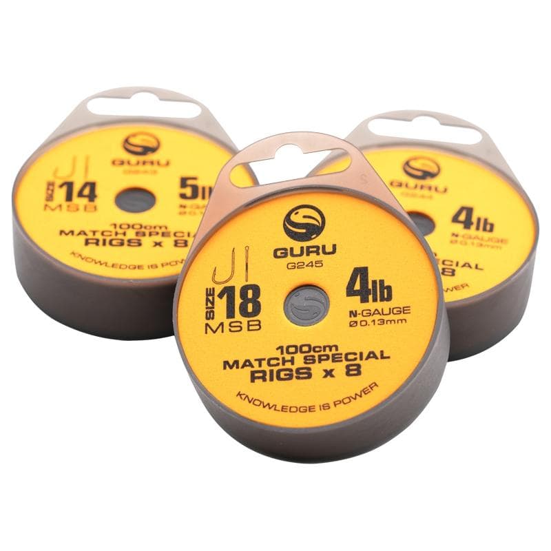 Guru MSB Match Special Ready Rigs 1M Size 14 - 0.15mm