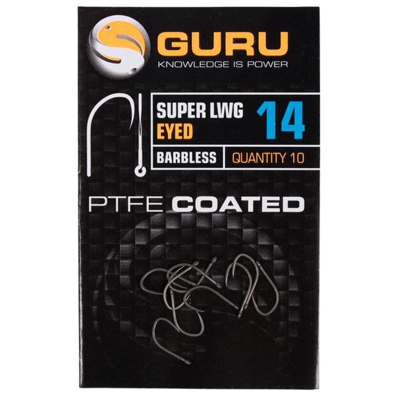 Guru Super LWG Eyed Hook Barbless Size 16