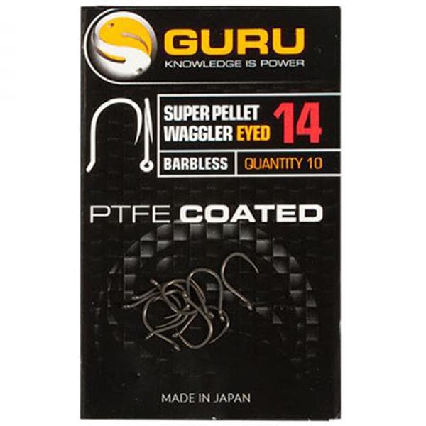 Guru Super Pellet Waggler Eyed Barbless Size 12