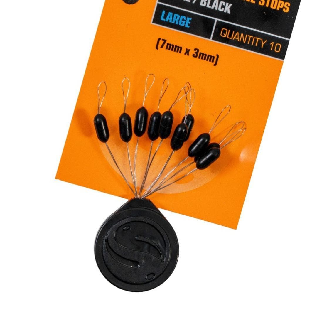 Guru Super Tight Line Stops Oval Black Medium - foto 2