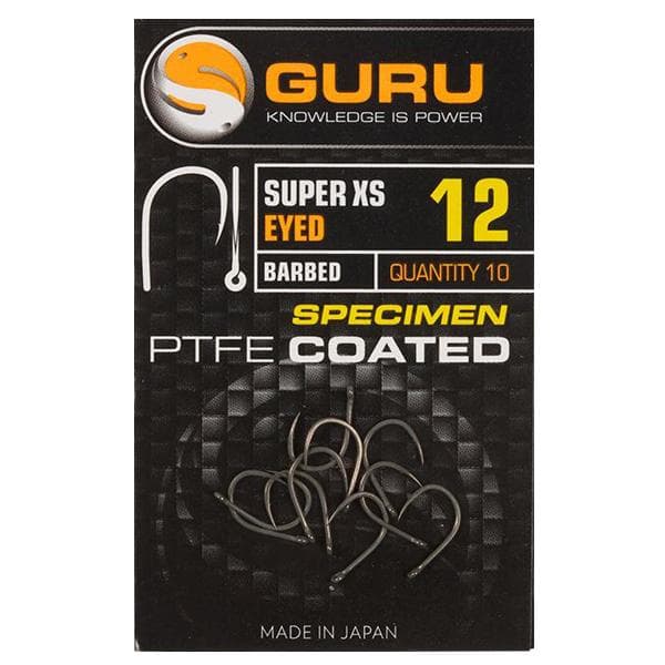 Guru Super XS Eyed Barbed Hook Size 10