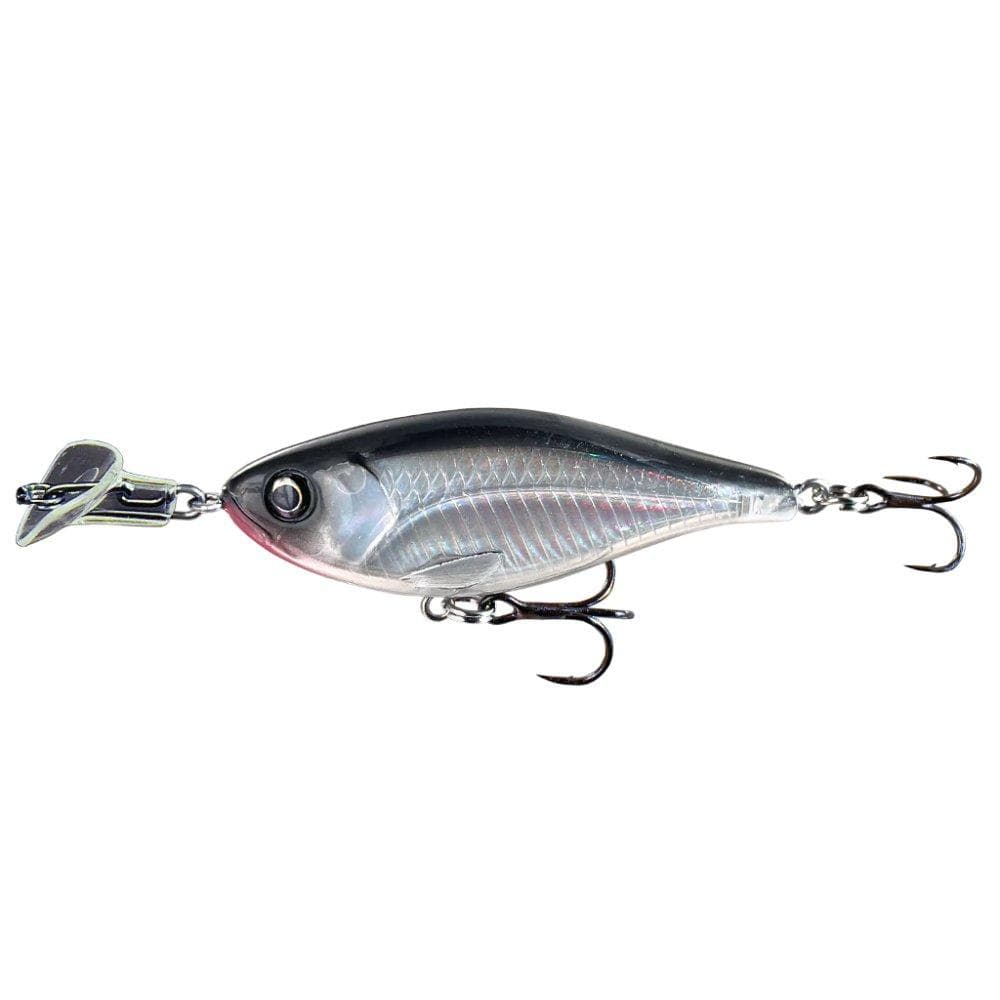 Headbanger Cranky Shad 6.4cm Slow Sink Black/Silver