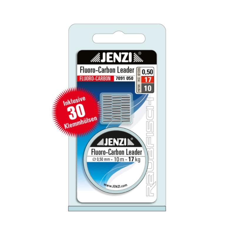 Jenzi Fluoro-Carbon Leader Kit 0.60mm 24kg