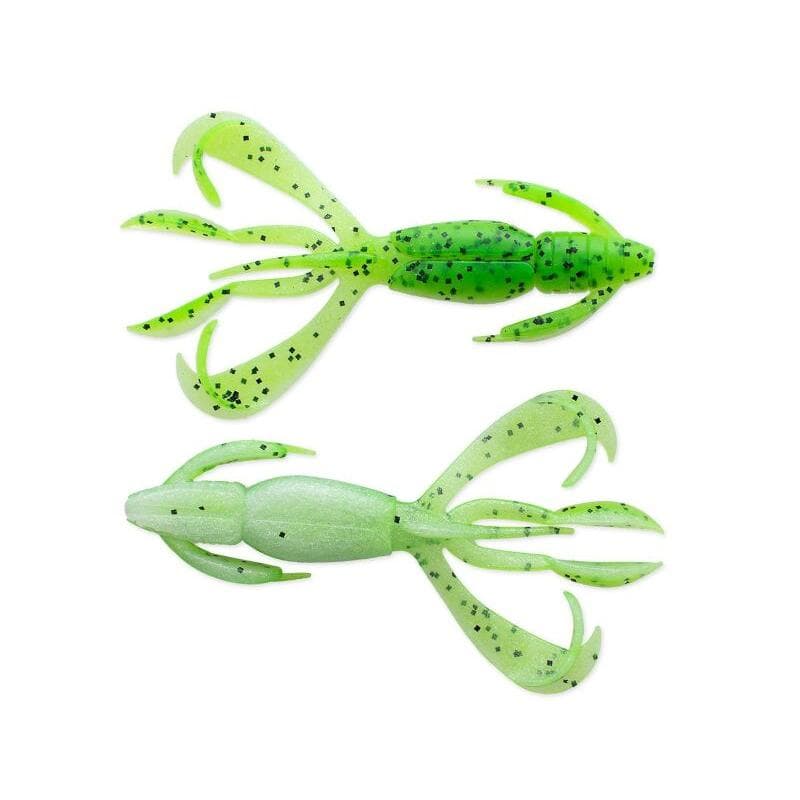 Keitech Crazy Flapper 3.6'' Chartreuse Pepper Shad