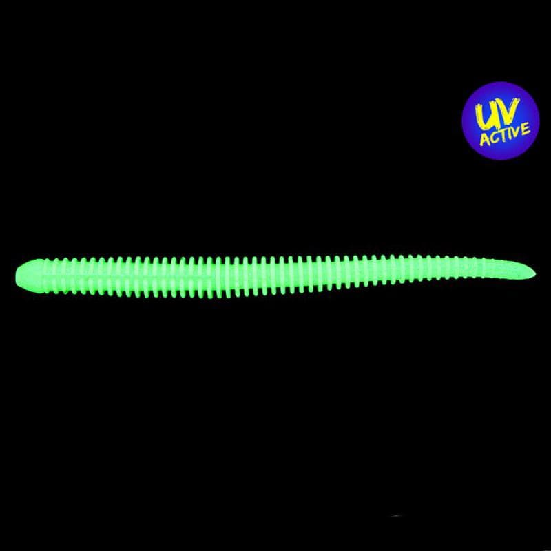 Keitech Easy Shaker 3.5 Inch Clear Chartreuse Glow - foto 2