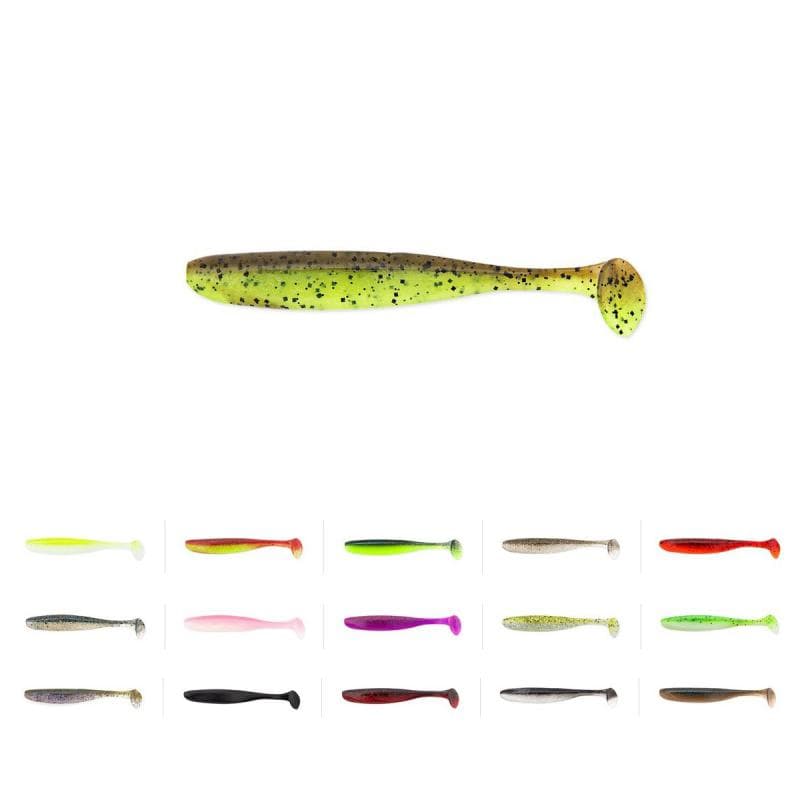 Keitech Easy Shiner 3'' Motoroil/Chartreuse