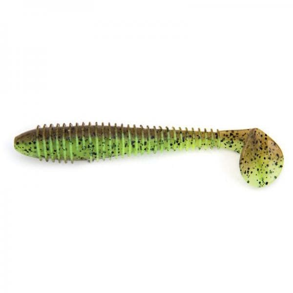 Keitech FAT Swing Impact 3.3'' Green Pumpkin Chartreuse