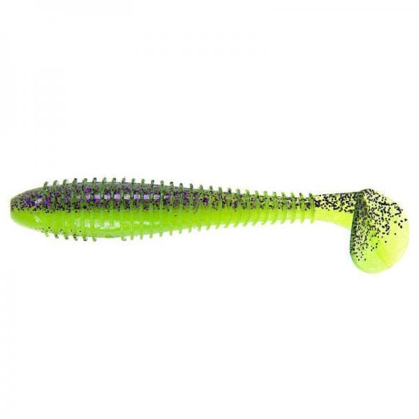Keitech FAT Swing Impact 3.3'' Purple Chartreuse