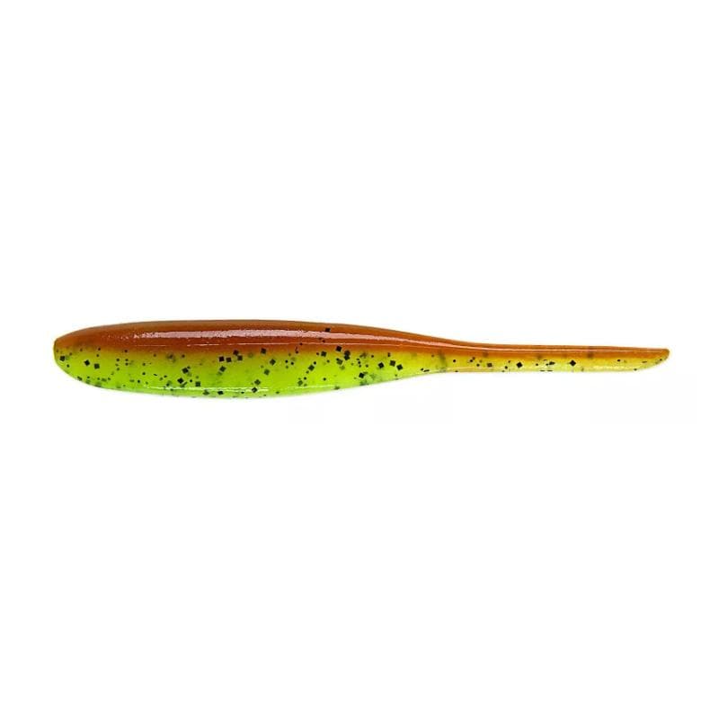 Keitech Shad Impact 5 inch Motoroil Chartreuse