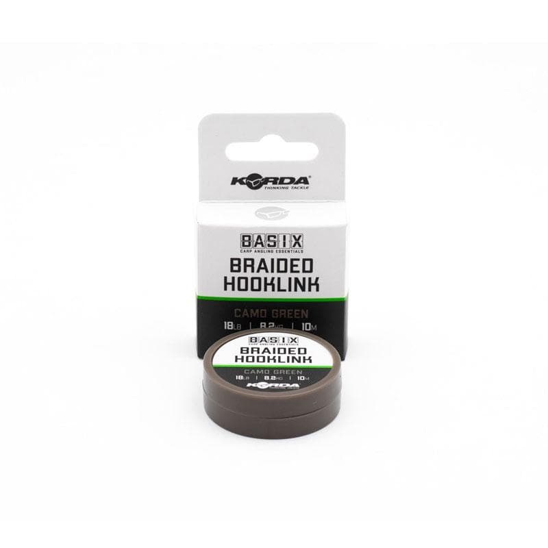 Korda Basix Braided Hooklink 18lb/10m