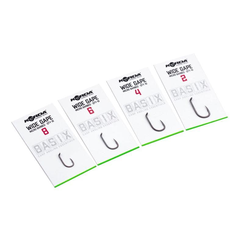 Korda Basix Wide Gape Hooks Barbed Size 6 - foto 3