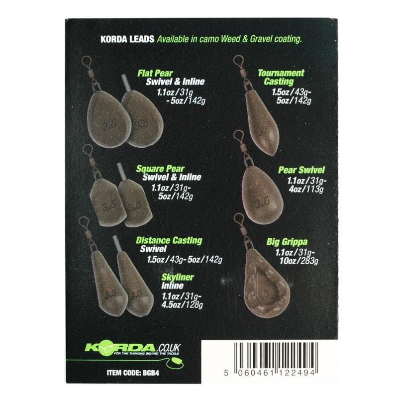 Korda Big Grippa Swivel 4.0oz/113g Weed 2st. - foto 2
